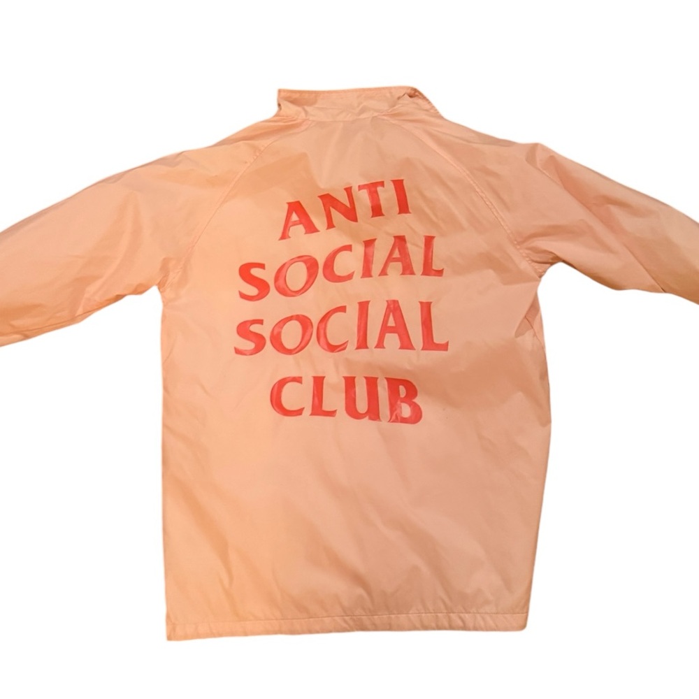 Anti Social Social Club Baby Pink Windbreaker – Size Medium